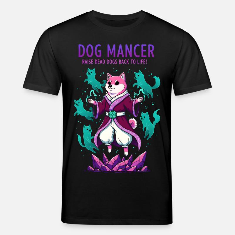 Hundemancer Hundezauberer zieht Geisthunde groß - Stanley/Stella Unisex Bio-T-Shirt CREATOR  - Schwarz