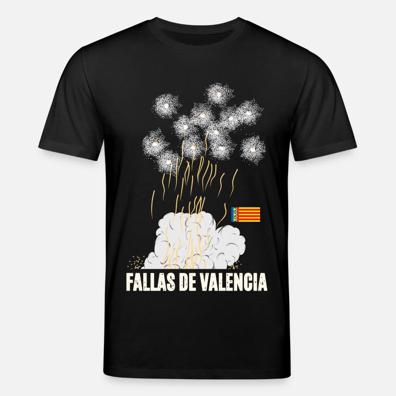 Fallas De Valencia Fireworks - Stanley/Stella CREATOR Unisex Organic T-Shirt - black