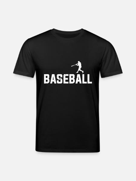 baseball - Stanley/Stella CREATOR Unisex Organic T-Shirt - black