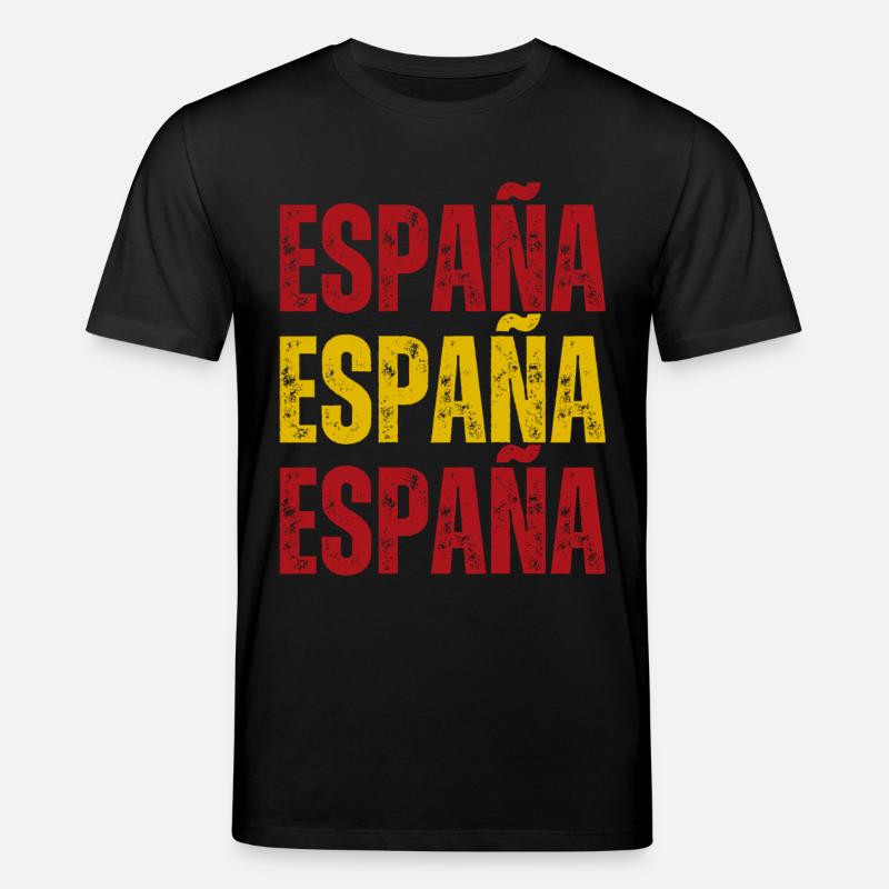 Flagge Spaniens, spanischer Stolz - Stanley/Stella Unisex Bio-T-Shirt CREATOR  - Schwarz