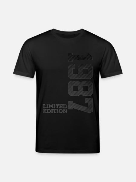 39TH BIRTHDAY LIMITED EDITION 1987 - Stanley/Stella CREATOR Unisex Organic T-Shirt - black