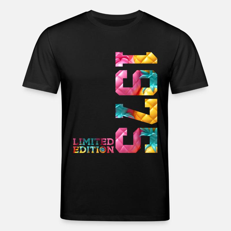 51E ANNIVERSAIRE ÉDITION LIMITÉE 1975 - T-shirt bio CREATOR Stanley/Stella Unisexe - noir