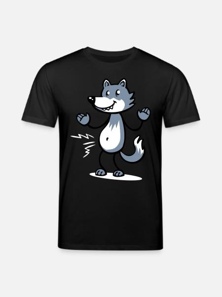 hungryWolf - Stanley/Stella Unisex Bio-T-Shirt CREATOR - Schwarz