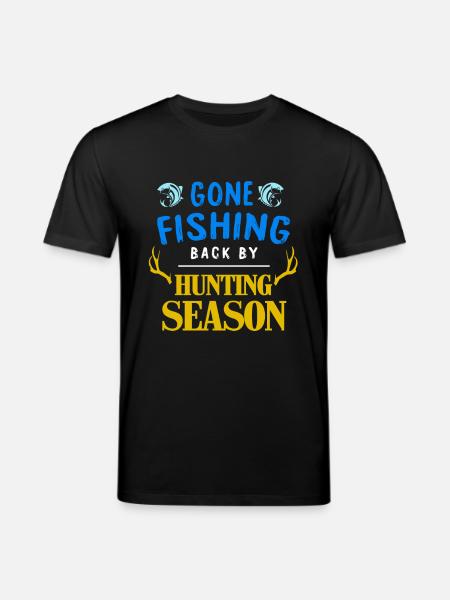 Fishing and hunting gift idea - Stanley/Stella CREATOR Unisex Organic T-Shirt - black