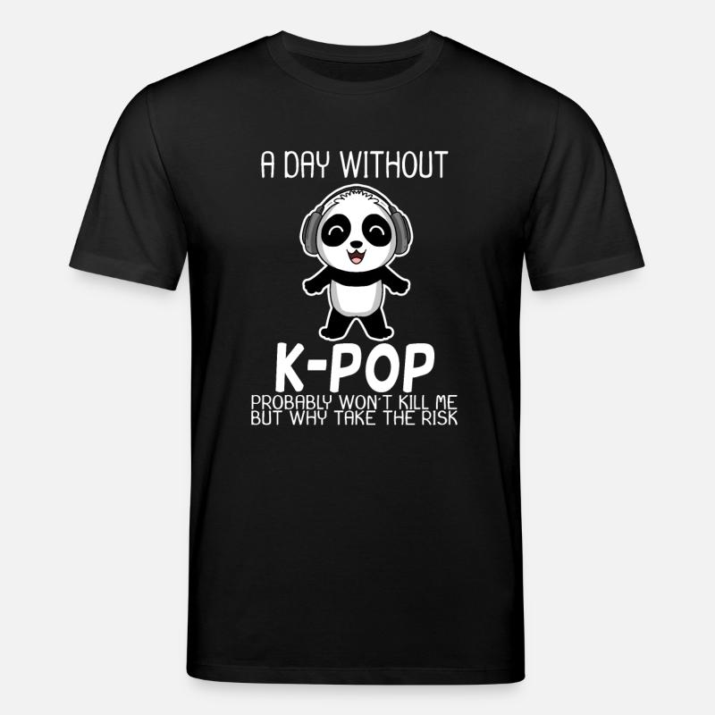 Panda K-pop - T-shirt bio CREATOR Stanley/Stella Unisexe - noir