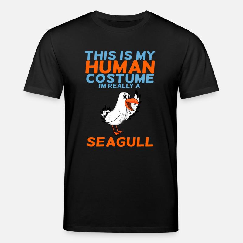 Möwe - Stanley/Stella Unisex Bio-T-Shirt CREATOR  - Schwarz