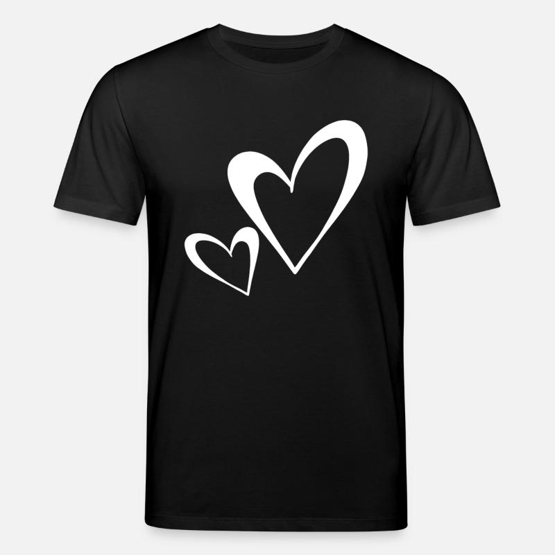 Cœur - T-shirt bio CREATOR Stanley/Stella Unisexe - noir