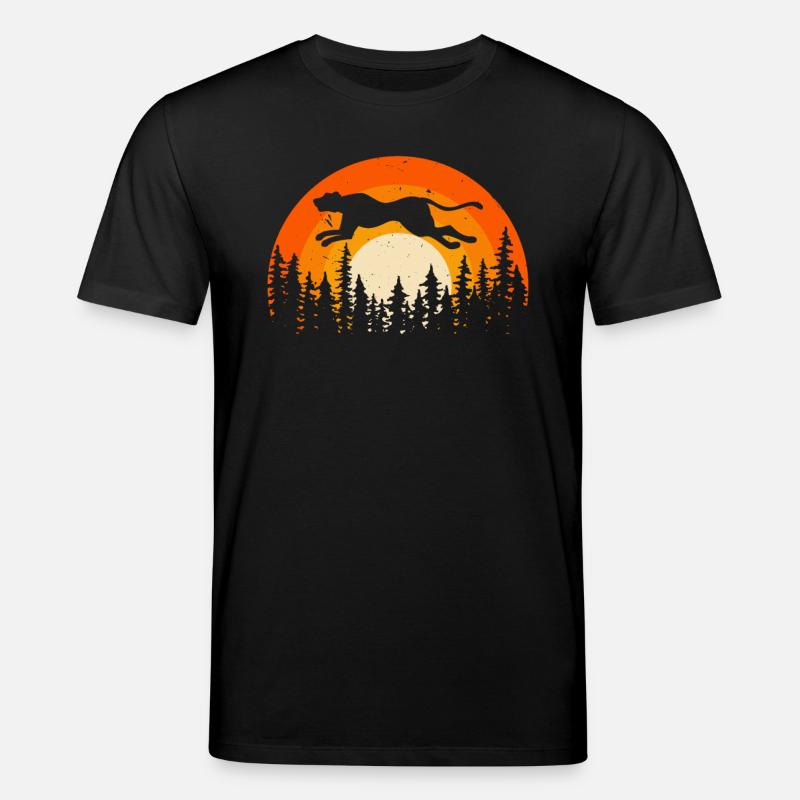 Gepardenflüsterer Wildtier Tierpfleger - Stanley/Stella Unisex Bio-T-Shirt CREATOR  - Schwarz