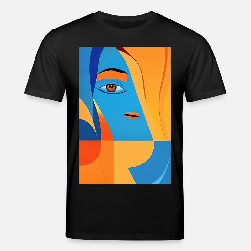 Abstrakte Kunst - Stanley/Stella Unisex Bio-T-Shirt CREATOR  - Schwarz