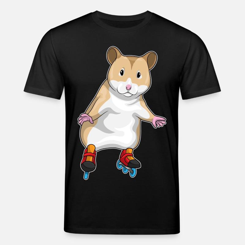 Hamster Inline skating Inline skates - Stanley/Stella Unisex Bio-T-Shirt CREATOR - Schwarz