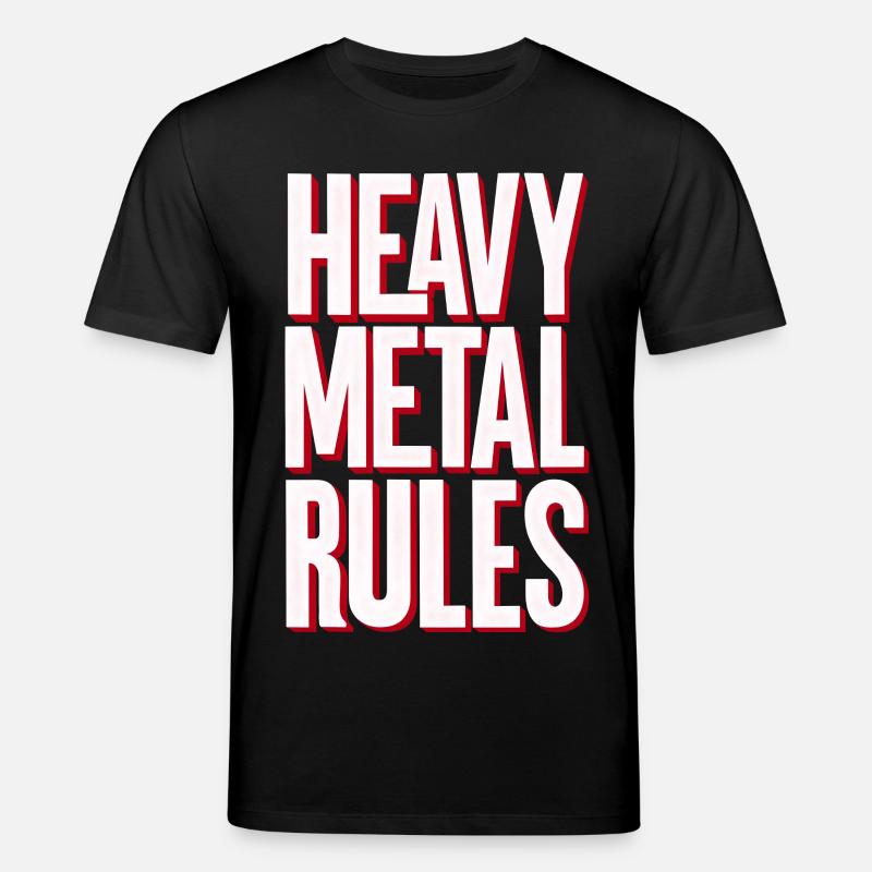 Heavy Metal Rules - Stanley/Stella Unisex Bio-T-Shirt CREATOR  - Schwarz