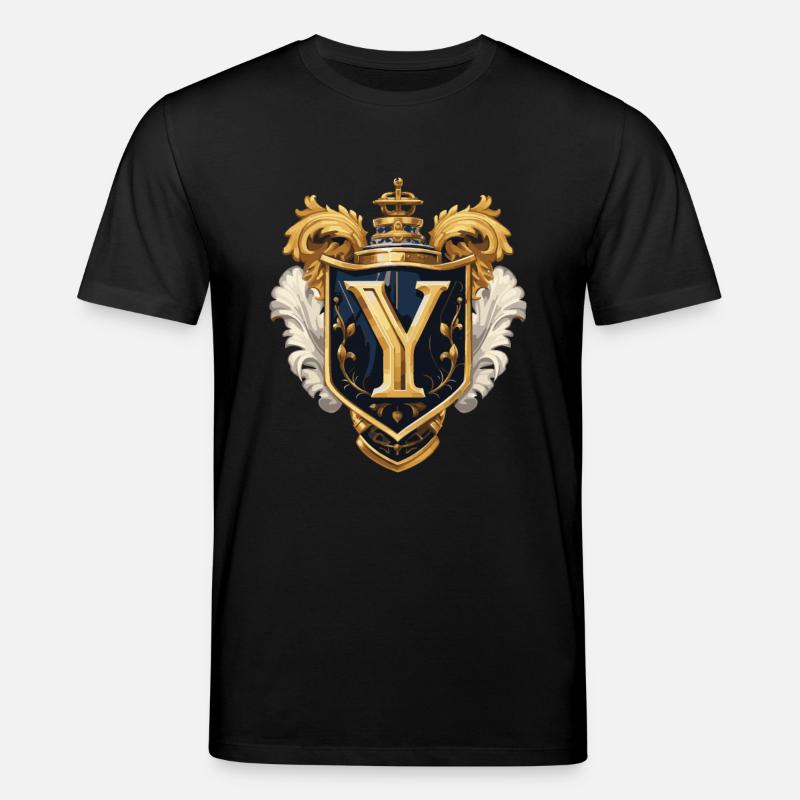 Y Buchstabe Logo Krone - Stanley/Stella Unisex Bio-T-Shirt CREATOR  - Schwarz