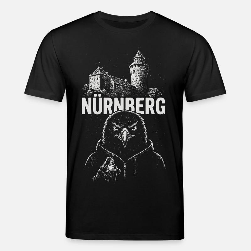 Rue Adler de Nuremberg - T-shirt bio CREATOR Stanley/Stella Unisexe - noir