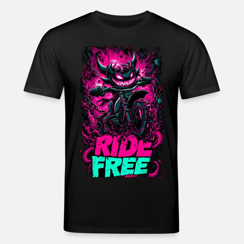 Demon Ride - Stanley/Stella Unisex Bio-T-Shirt CREATOR  - Schwarz