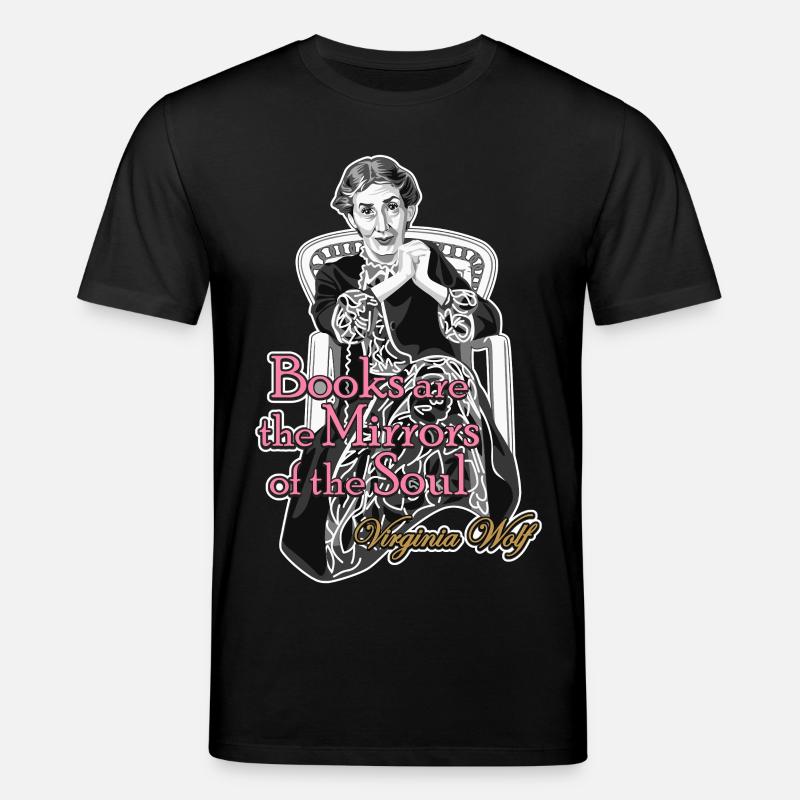 Virginia Woolf BÜCHER - Stanley/Stella Unisex Bio-T-Shirt CREATOR  - Schwarz