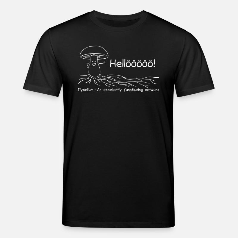 Mycelium - An excellently functioning network - Stanley/Stella Unisex Bio-T-Shirt CREATOR - Schwarz