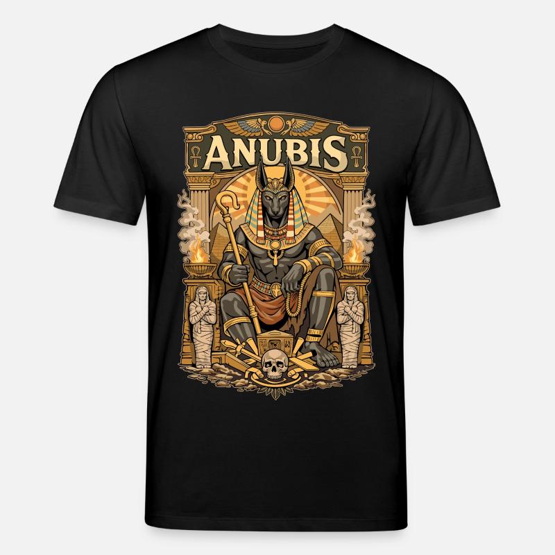 Trône d’Anubis - T-shirt bio CREATOR Stanley/Stella Unisexe - noir