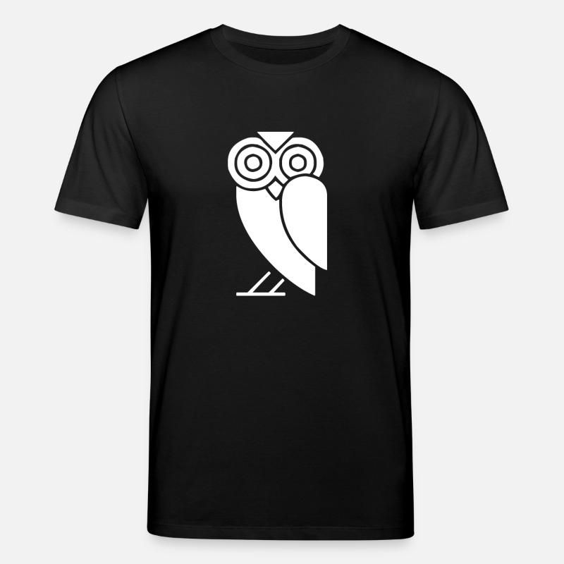 Comic Eule - Stanley/Stella Unisex Bio-T-Shirt CREATOR  - Schwarz