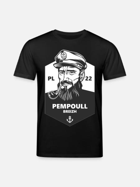 Marin PL 22 Pempoull Breizh - Stanley/Stella CREATOR økologisk unisex-T-shirt - sort