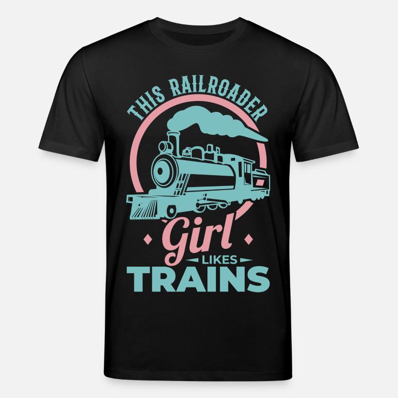 Fille de chemin de fer - T-shirt bio CREATOR Stanley/Stella Unisexe - noir