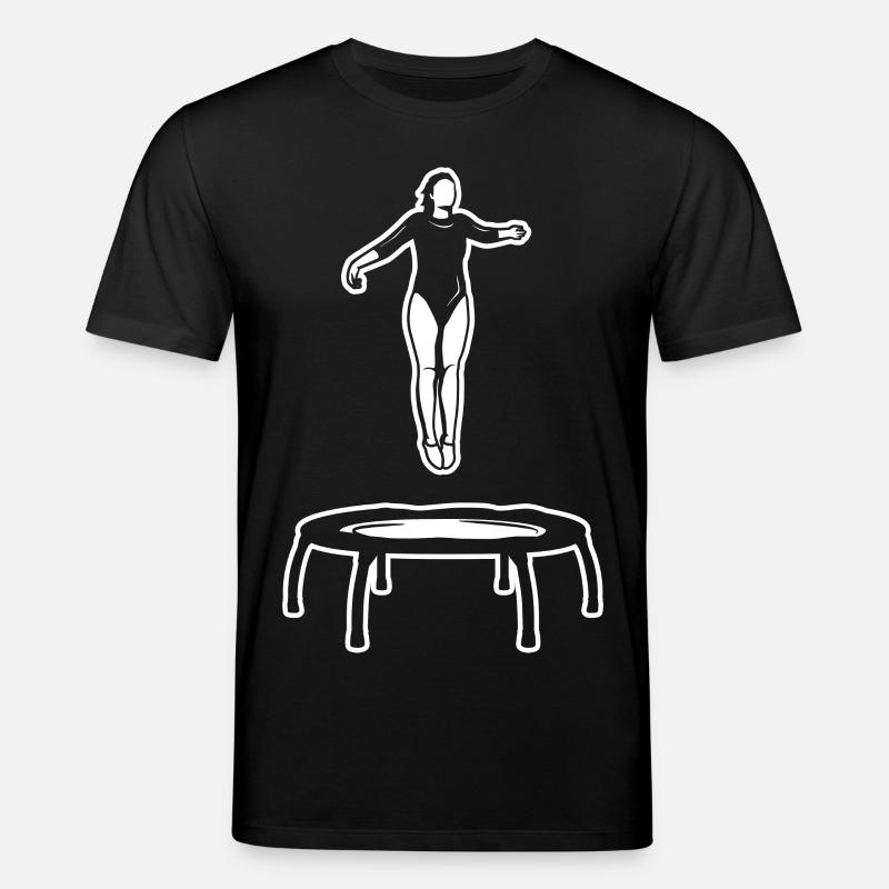 Trampolinspringerin Mädchen - Stanley/Stella Unisex Bio-T-Shirt CREATOR  - Schwarz