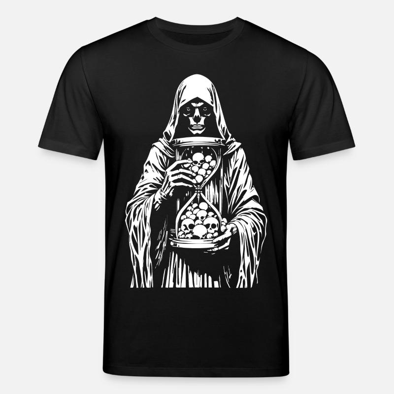 Grim Reaper with Skulls - Stanley/Stella CREATOR Unisex Organic T-Shirt - black