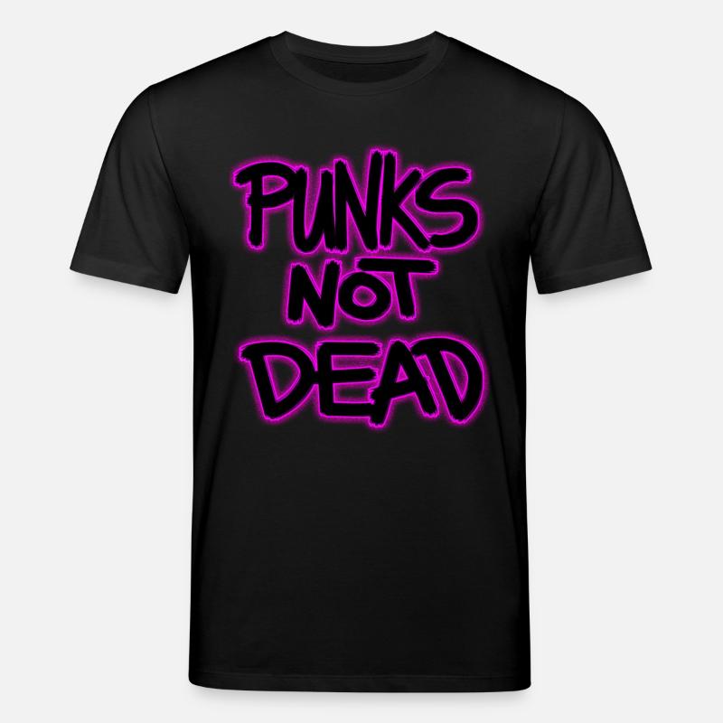 punks pas mort - T-shirt bio CREATOR Stanley/Stella Unisexe - noir