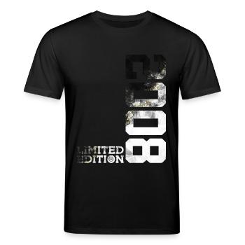 LIMITED EDITION 2008 COOL 18. GEBURTSTAG - Stanley/Stella Unisex Bio-T-Shirt CREATOR  - Schwarz - Vorne - Alina (178cm) & Michal (187cm)