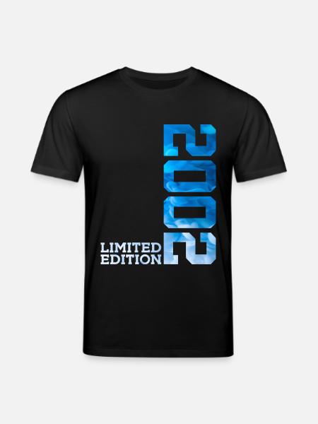 24TH BIRTHDAY LIMITED EDITION 2002 - Stanley/Stella CREATOR Unisex Organic T-Shirt - black