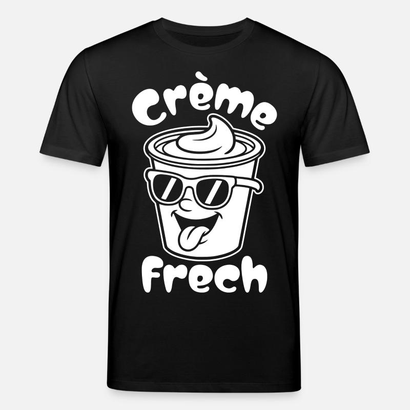 Crème Frech - Stanley/Stella Unisex Bio-T-Shirt CREATOR  - Schwarz