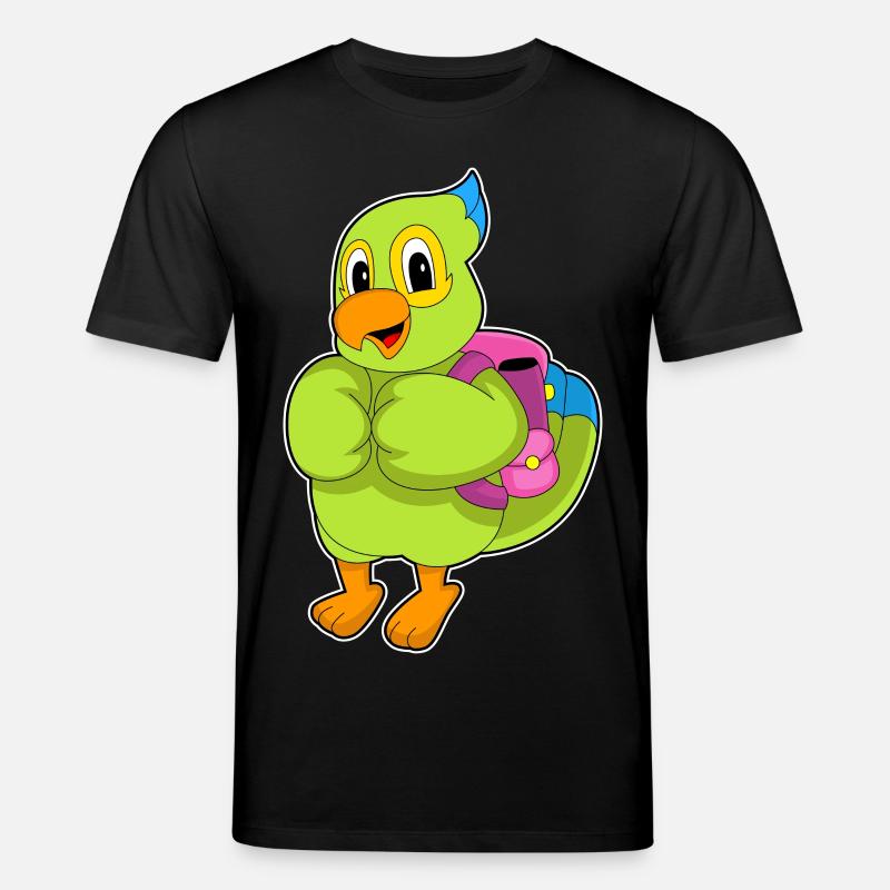 Parrot Student Backpack School - T-shirt bio CREATOR Stanley/Stella Unisexe - noir
