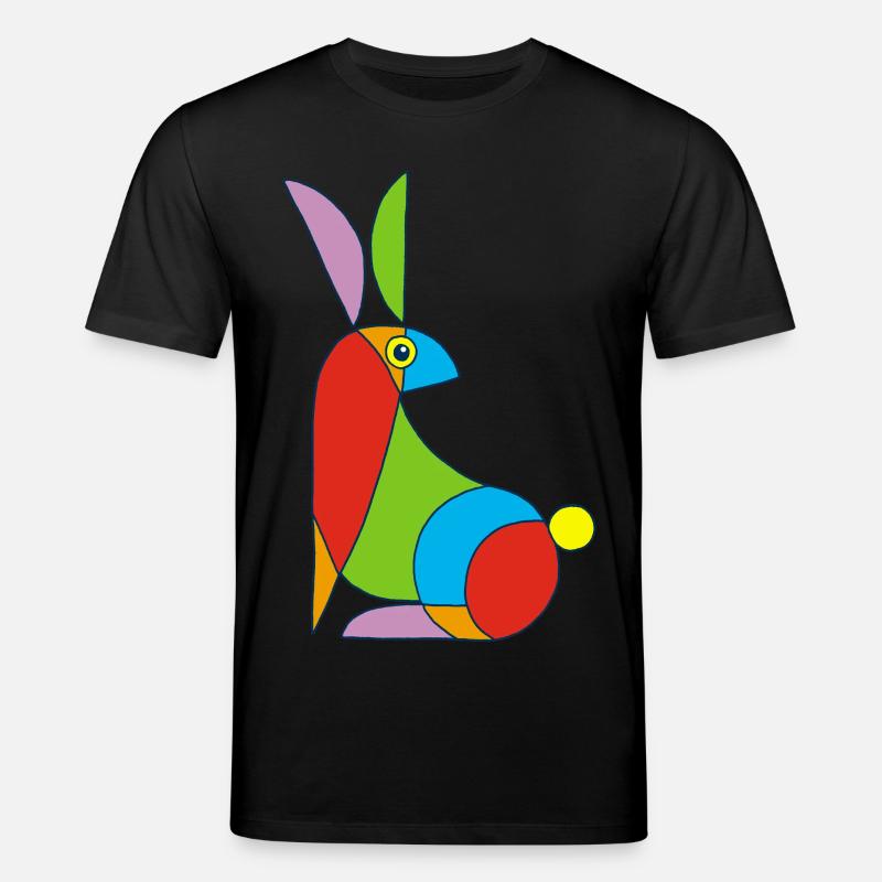 Lustiger Hase - Stanley/Stella Unisex Bio-T-Shirt CREATOR  - Schwarz
