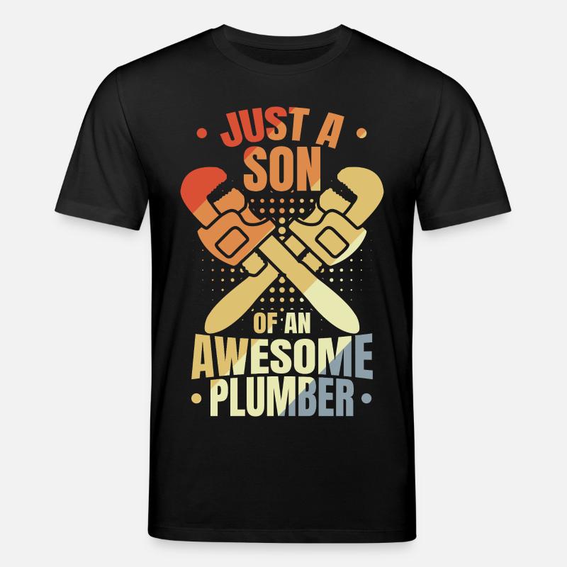 Sohn eines Klempners - Stanley/Stella Unisex Bio-T-Shirt CREATOR  - Schwarz