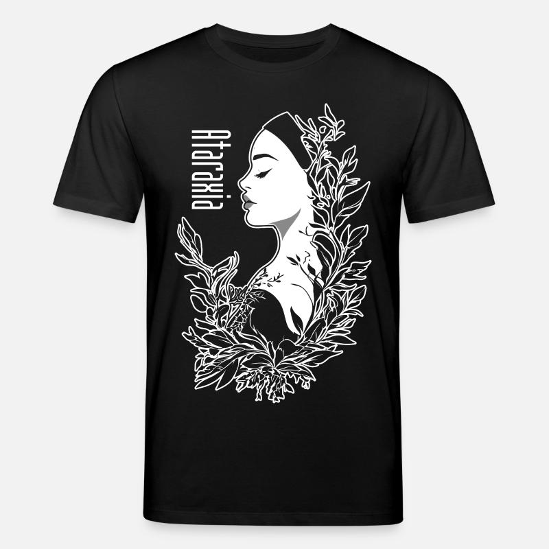 Ataraxie Blanc - T-shirt bio CREATOR Stanley/Stella Unisexe - noir