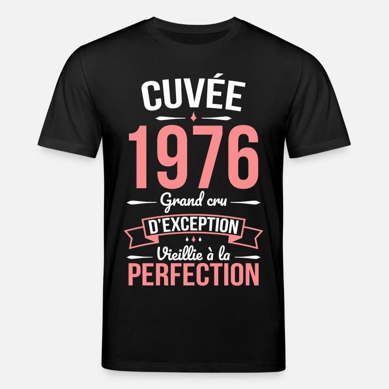 1976 – Perfekt gereift - Stanley/Stella Unisex Bio-T-Shirt CREATOR - Schwarz