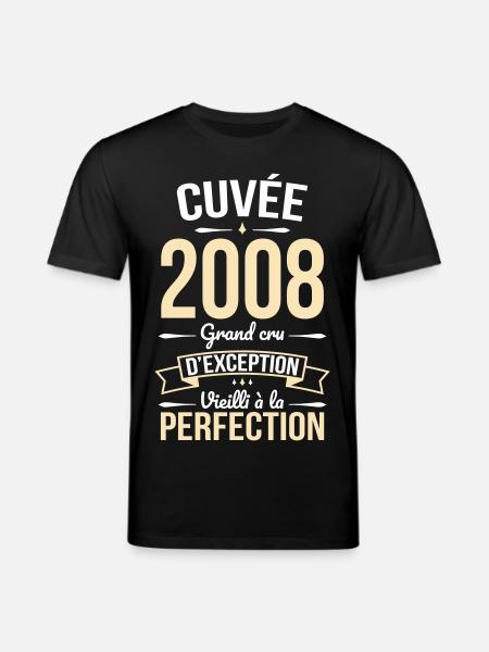 2008 – Perfekt gereift - Stanley/Stella Unisex Bio-T-Shirt CREATOR - Schwarz