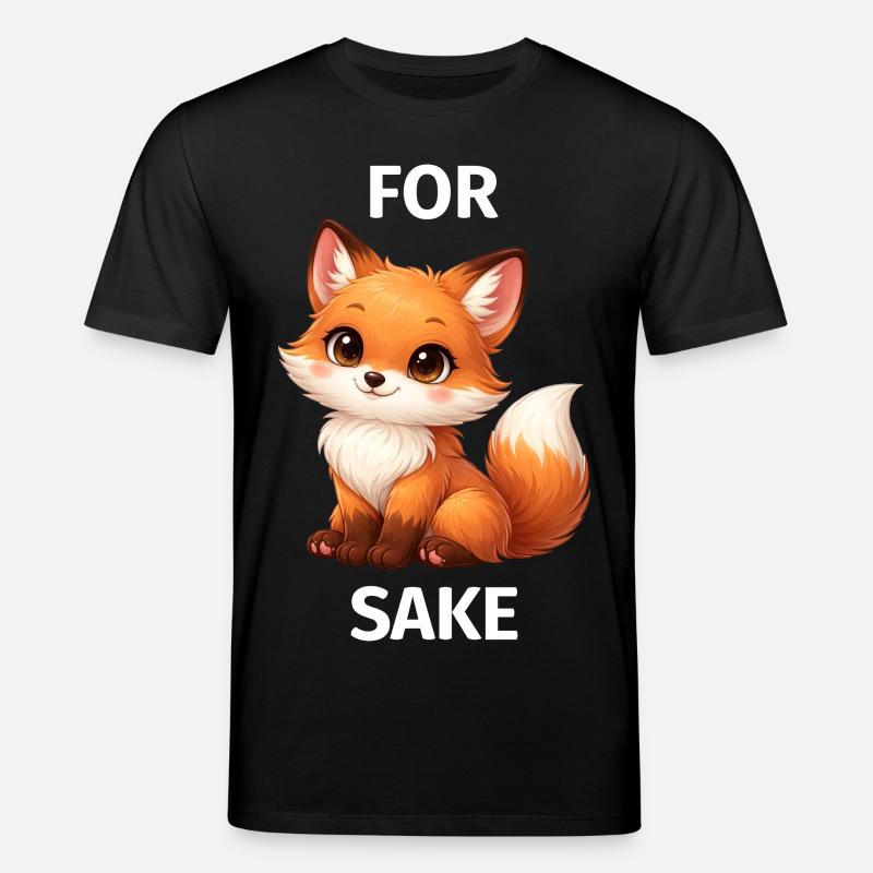 Um Fox' Willen - Stanley/Stella Unisex Bio-T-Shirt CREATOR  - Schwarz