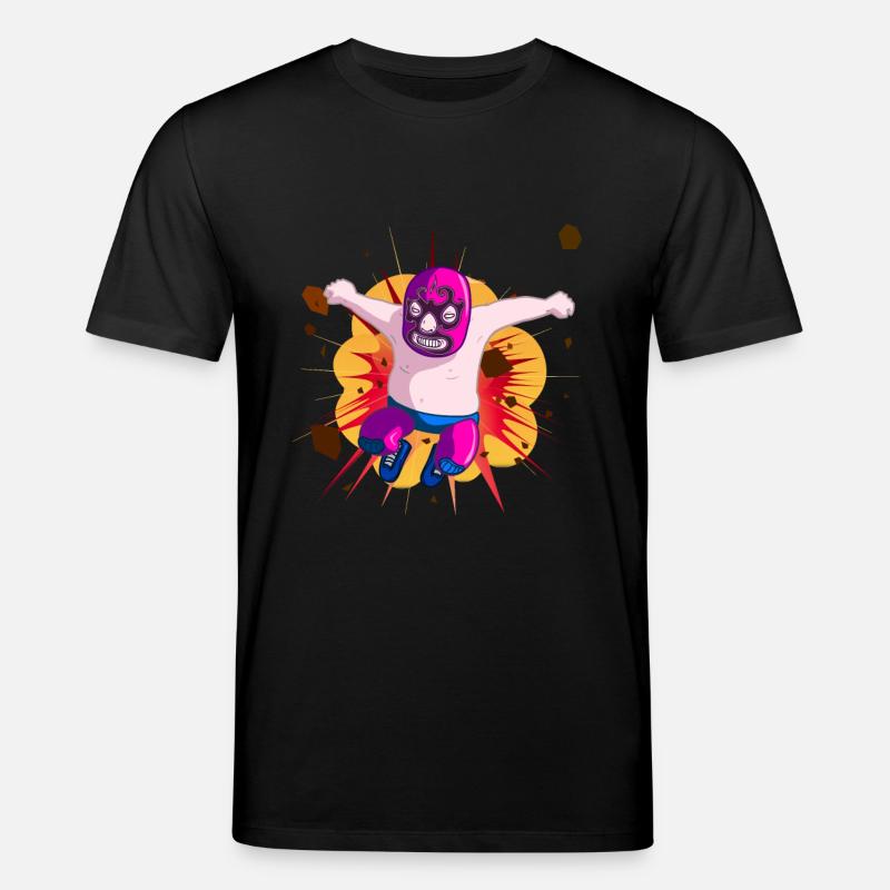 "Wrestler" - Stanley/Stella Unisex Bio-T-Shirt CREATOR  - Schwarz