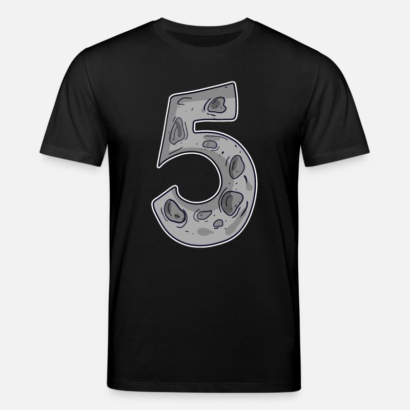 Numéro 5 Espace - T-shirt bio CREATOR Stanley/Stella Unisexe - noir