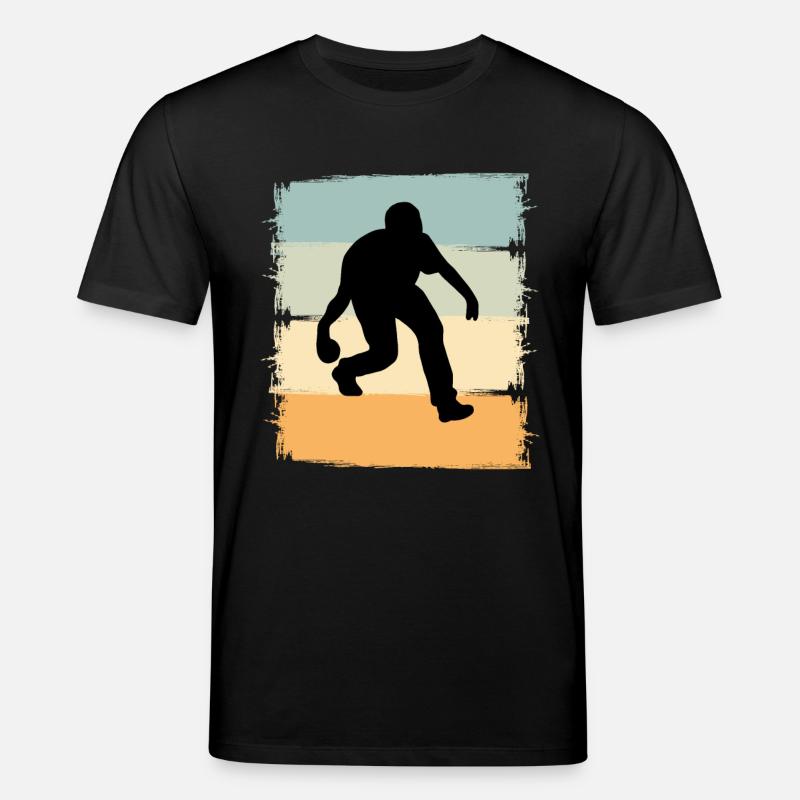 Boule Boccia Joueur de Boule - T-shirt bio CREATOR Stanley/Stella Unisexe - noir