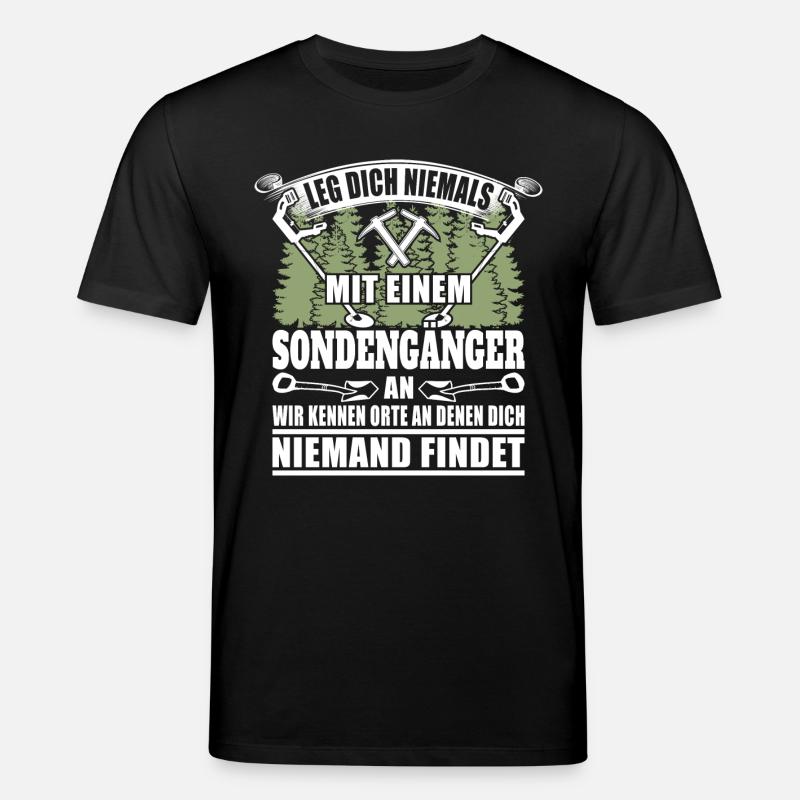 Ich bin Sondengänger - Stanley/Stella Unisex Bio-T-Shirt CREATOR  - Schwarz