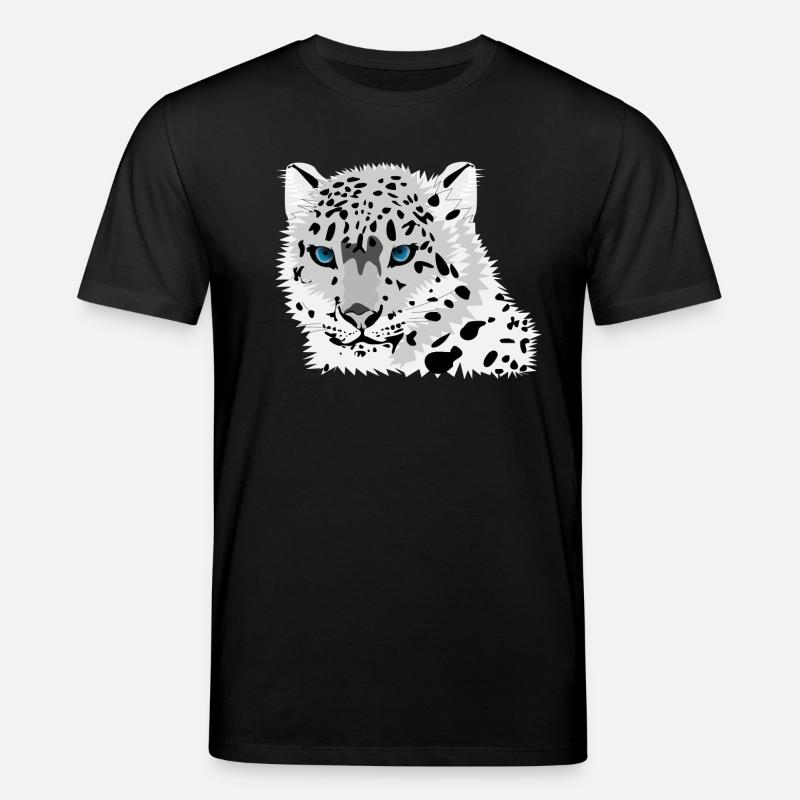 Schneeleopard - Stanley/Stella Unisex Bio-T-Shirt CREATOR  - Schwarz