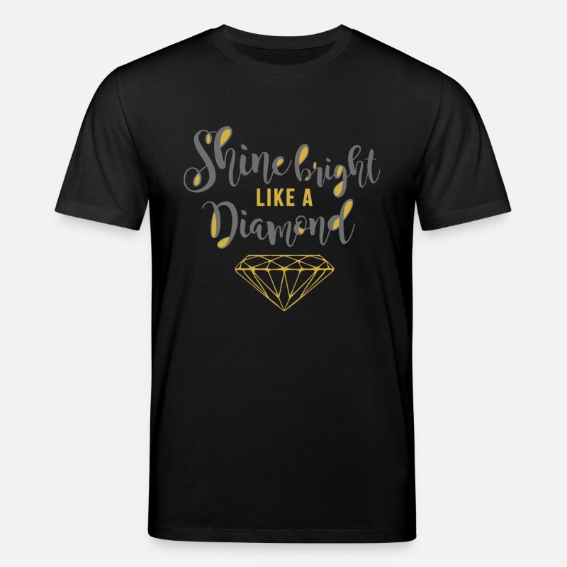 Shine Bright Diamond - T-shirt bio CREATOR Stanley/Stella Unisexe - noir