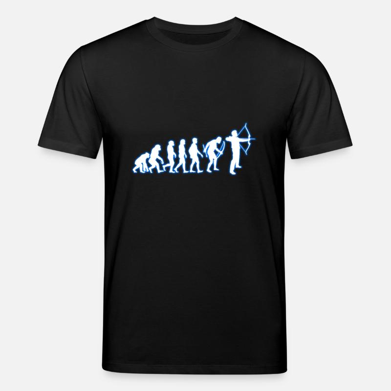 Evolution Bogenschießen - Stanley/Stella Unisex Bio-T-Shirt CREATOR - Schwarz