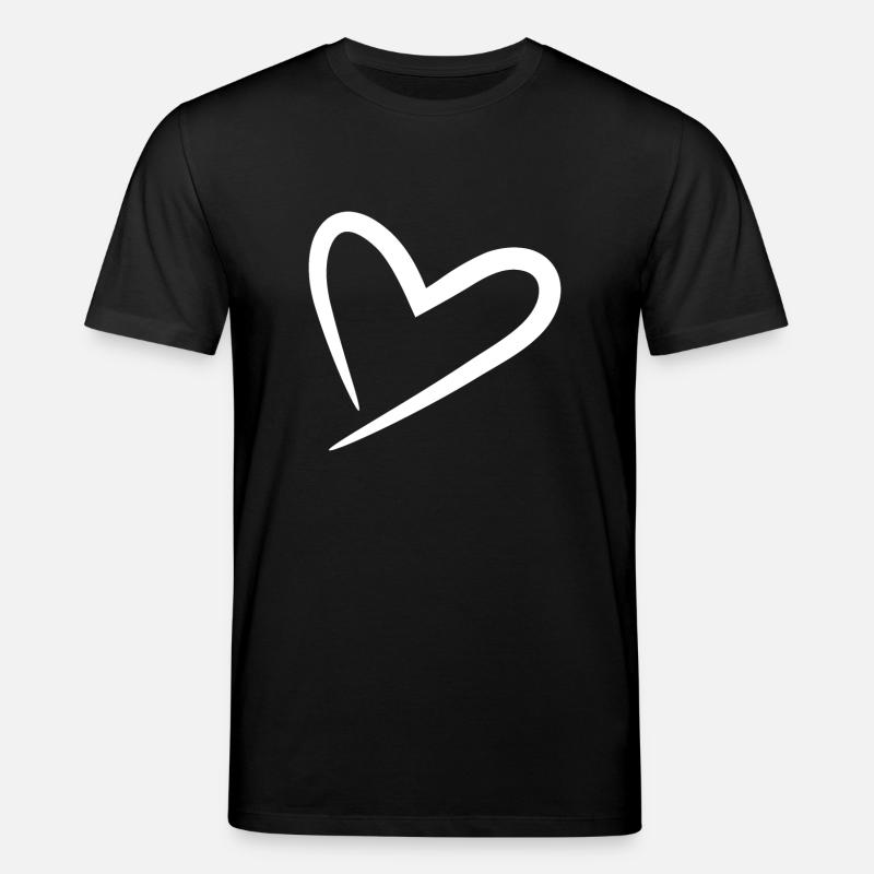 Le cœur sait moderne - T-shirt bio CREATOR Stanley/Stella Unisexe - noir