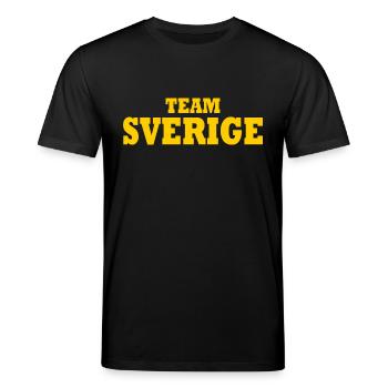 Team sverige - T-shirt bio CREATOR Stanley/Stella Unisexe - noir - Devant - Alina (178cm) & Michal (187cm)