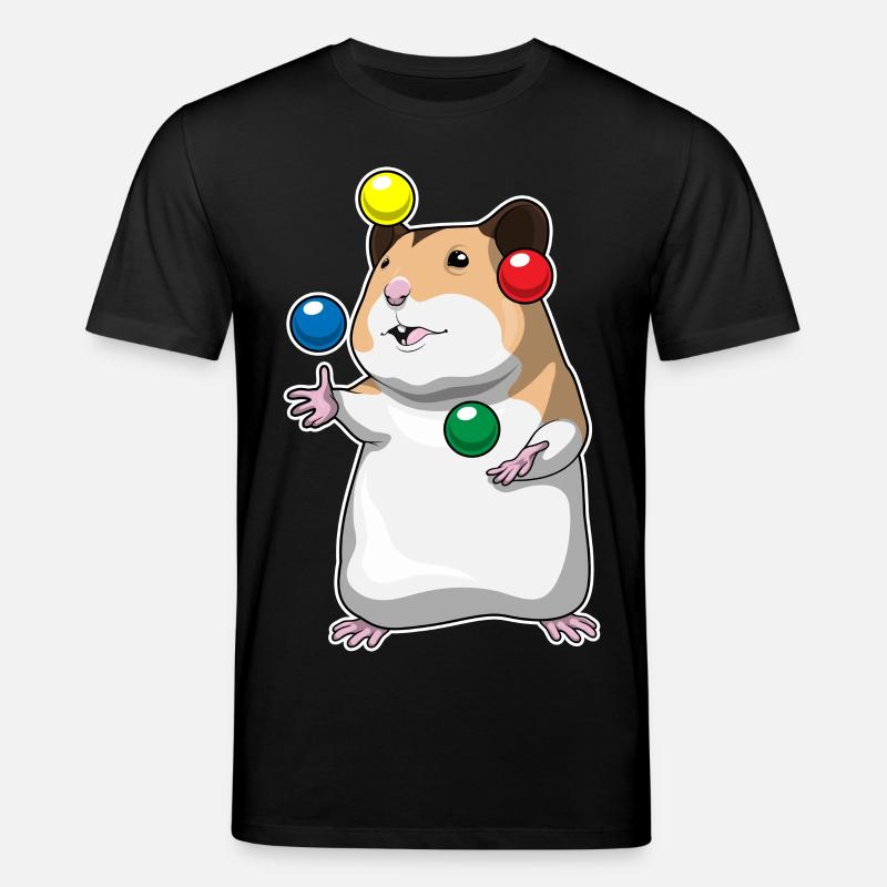 Jongleur hamster jongleur - T-shirt bio CREATOR Stanley/Stella Unisexe - noir