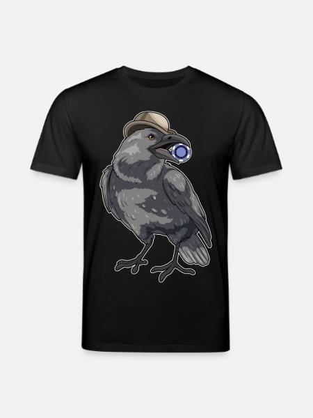 Crow Poker Poker Chips - Stanley/Stella CREATOR Unisex Organic T-Shirt - black