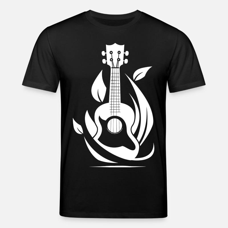 Ukulele Grafik - Stanley/Stella Unisex Bio-T-Shirt CREATOR  - Schwarz