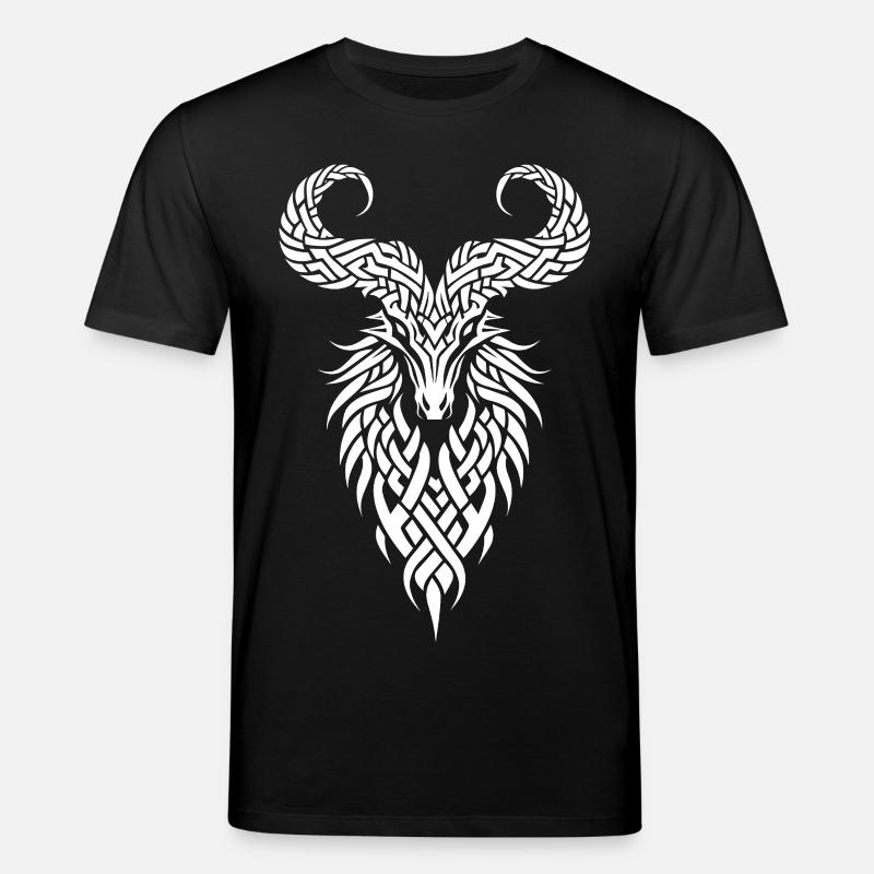 Illustration des keltischen Symbols - Stanley/Stella Unisex Bio-T-Shirt CREATOR  - Schwarz